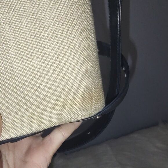 Ferragamo vintage canvas/leather shoulder bag EUC - Picture 10 of 11